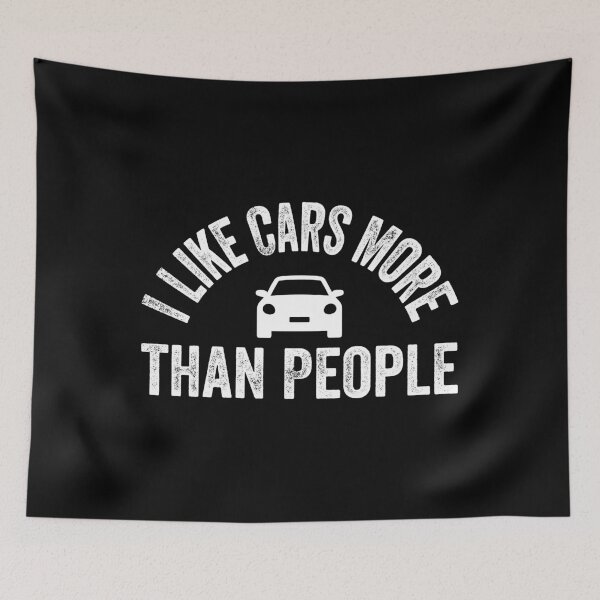 Item preview, I Like Cars More Than People Classic cars Lovers designed and sold by CORJIDOG-ART.