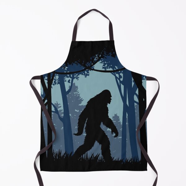Item preview, Sasquatch in the forest (blue) designed and sold by danielasynner.
