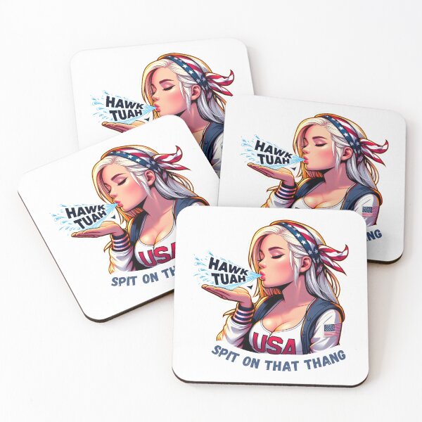 Item preview, Hawk Tuah Girl Viral Meme Cute USA Vintage Image designed and sold by mindsparkk.