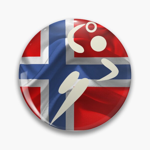 Item preview, European Team Handball Basic Sport Design Norway Flag Series designed and sold by Felipe G Studio.