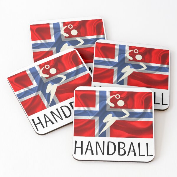 Item preview, European Team Handball Basic Sport Design Norway Flag Series designed and sold by Felipe G Studio.