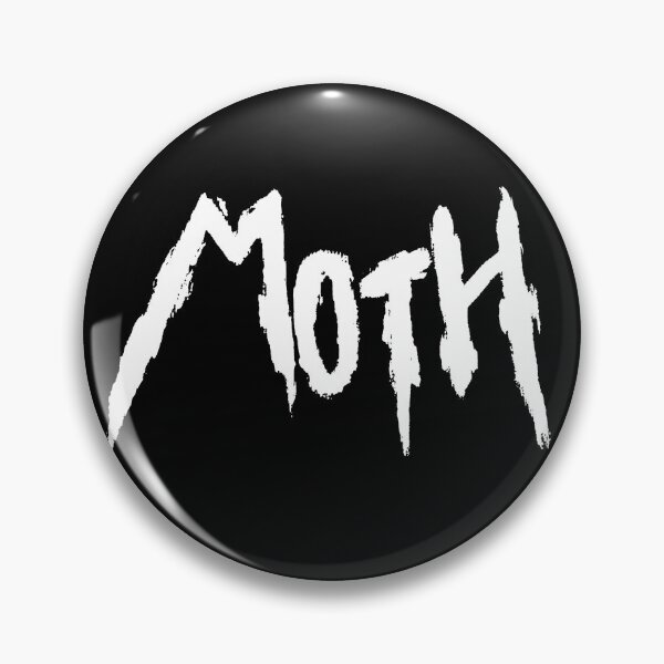 Item preview, Moth Logo (ver 1) White designed and sold by Goat-Man and The Moth.