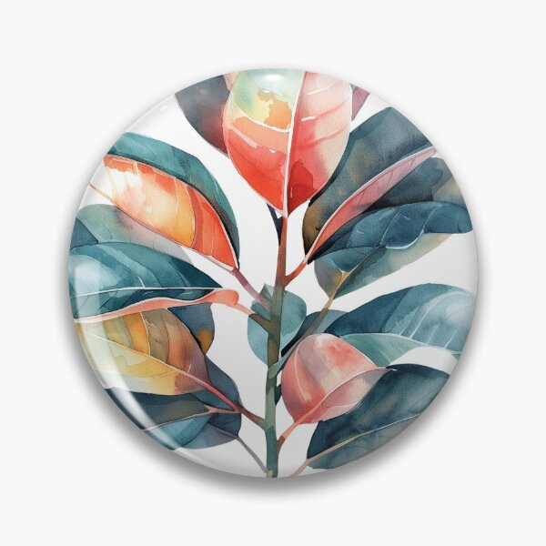 Item preview, Watercolor Rubber Plant 2 designed and sold by Cre8tivEndeav4s.