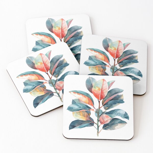 Item preview, Watercolor Rubber Plant 2 designed and sold by Cre8tivEndeav4s.