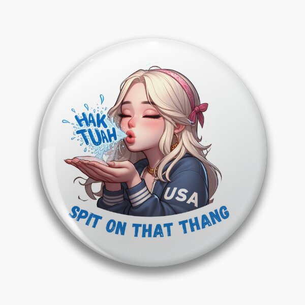 Item preview, Hawk Tuah Viral Girl Cartoonized Illustration designed and sold by mindsparkk.