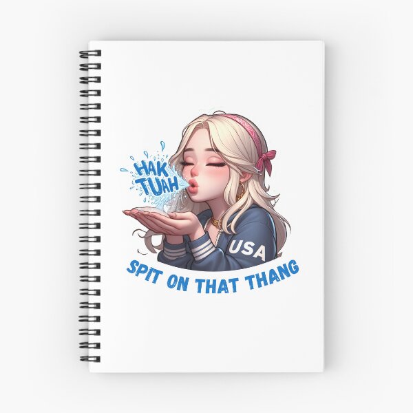 Item preview, Hawk Tuah Viral Girl Cartoonized Illustration designed and sold by mindsparkk.