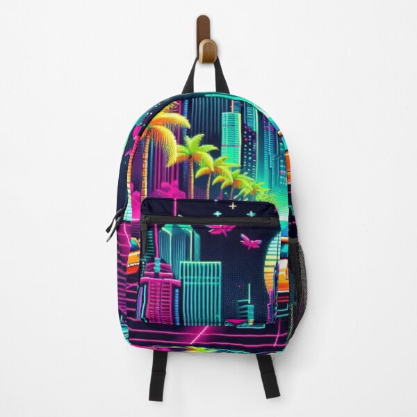 Item preview, Neon Nights: Relive 80’s Retro City Speedster | Folder Style Art for Gen X designed and sold by litchick1977.