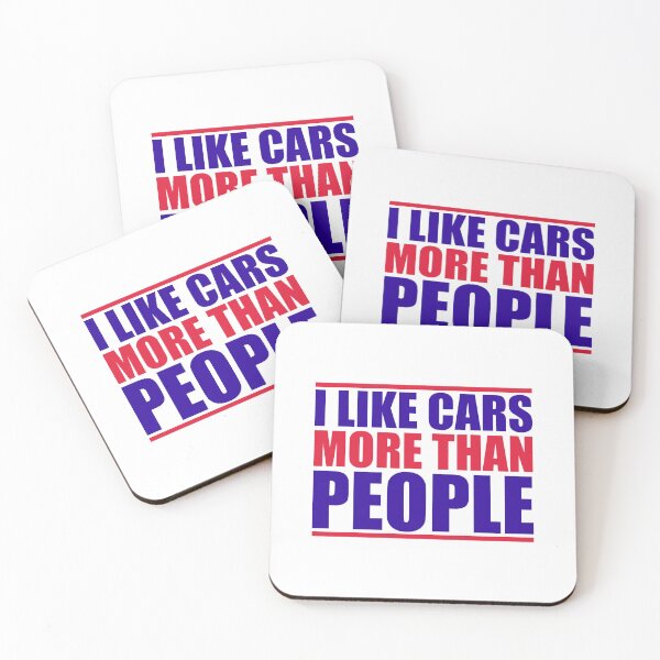 Item preview, I Like Cars More Than People Classic cars Lovers designed and sold by CORJIDOG-ART.