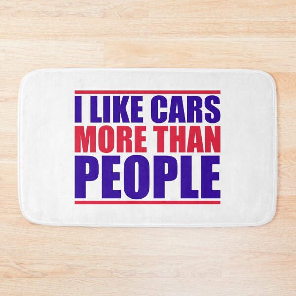 Item preview, I Like Cars More Than People Classic cars Lovers designed and sold by CORJIDOG-ART.