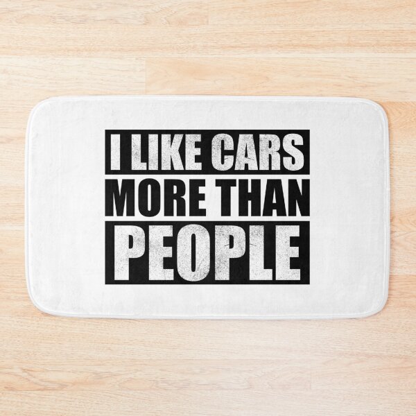 Item preview, I Like Cars More Than People Classic cars Lovers designed and sold by CORJIDOG-ART.