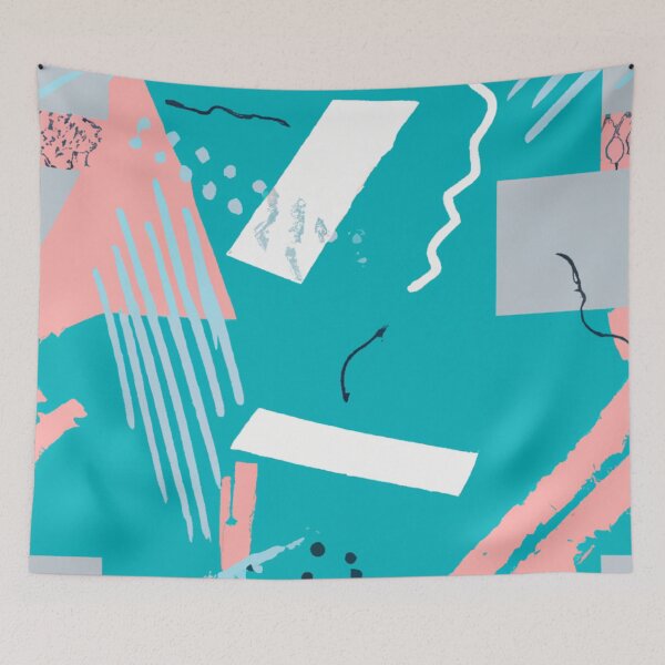 Item preview, Abstract & Colorful Memphis Pattern designed and sold by Matoo5062.