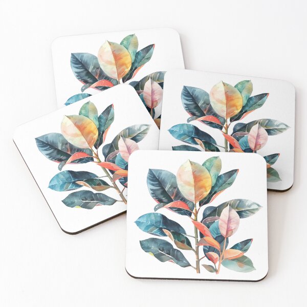 Item preview, Watercolor Rubber Plant 1 designed and sold by Cre8tivEndeav4s.