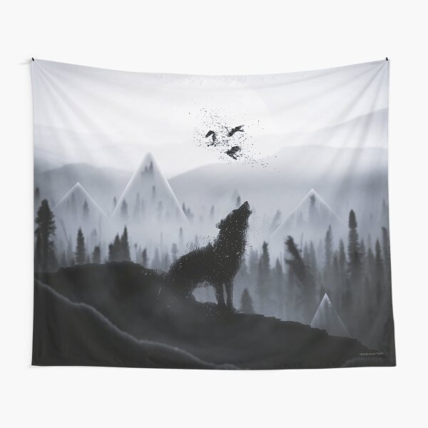 The Lone Wolf Wandbehang
