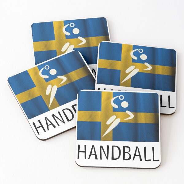 Item preview, European Team Handball Basic Sport Design Sweden Flag Series designed and sold by Felipe G Studio.