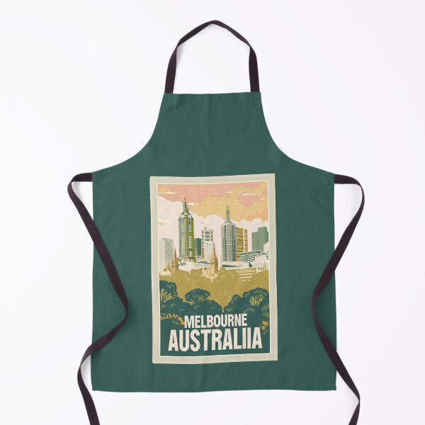 Item preview, A Vintage Travel Art of Melbourne - Australia designed and sold by GoodOldVintage.