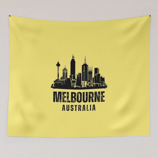 Item preview, A Vintage Travel Art of Melbourne - Australia  designed and sold by GoodOldVintage.
