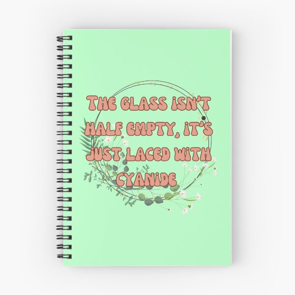 Item preview, Glass isn’t half empty it’s laced with cyanide  designed and sold by Waifu-inc.