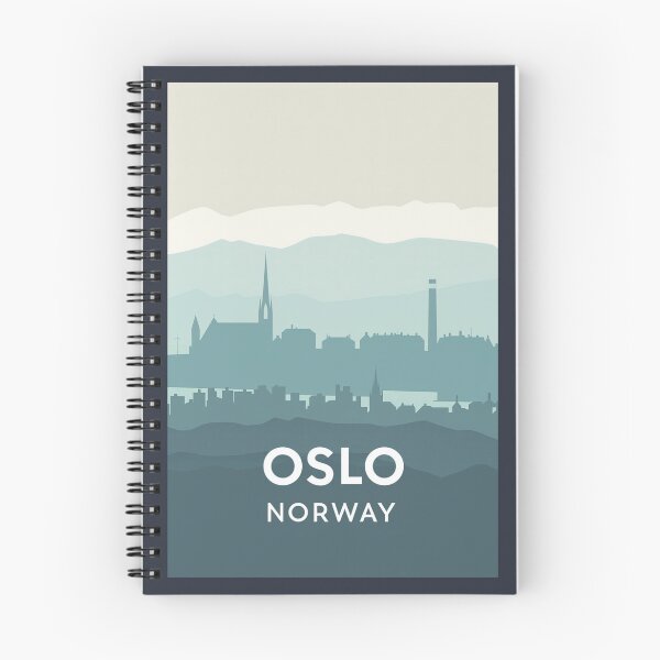 Item preview, A Vintage Travel Art of Oslo - Norway  designed and sold by GoodOldVintage.