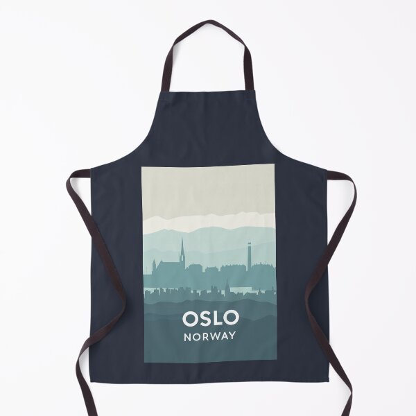 Item preview, A Vintage Travel Art of Oslo - Norway designed and sold by GoodOldVintage.