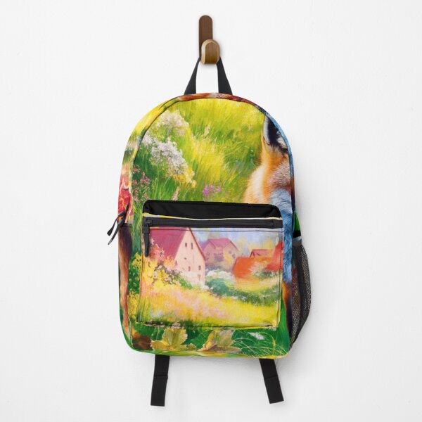 Artikelvorschau, Fuchs-Porträt. Frühlingszeit, Blumenfuchs, Vintage-Fuchs, Fuchs-Malerei, Camille Pissarro-Stil entworfen und verkauft von FoxVibes.