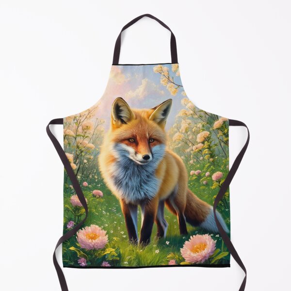 Artikelvorschau, Fuchs-Porträt. Frühlingszeit, Blumenfuchs, Vintage-Fuchs, Fuchs-Malerei, Camille Pissarro-Stil entworfen und verkauft von FoxVibes.