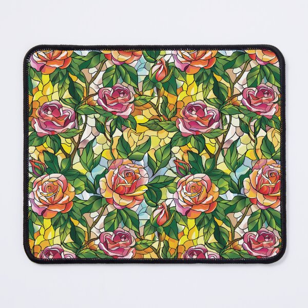 Item preview, Rose Stained Glass designed and sold by NesaArtSpace.