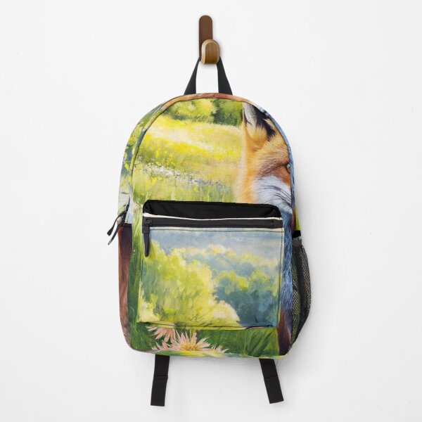 Artikelvorschau, Fuchs-Porträt. Frühlingszeit, Blumenfuchs, Vintage-Fuchs, Fuchs-Malerei, Camille Pissarro-Stil entworfen und verkauft von FoxVibes.