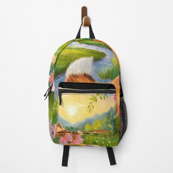 Artikelvorschau, Fuchs-Porträt. Frühlingszeit, Blumenfuchs, Vintage-Fuchs, Fuchs-Malerei, Camille Pissarro-Stil entworfen und verkauft von FoxVibes.