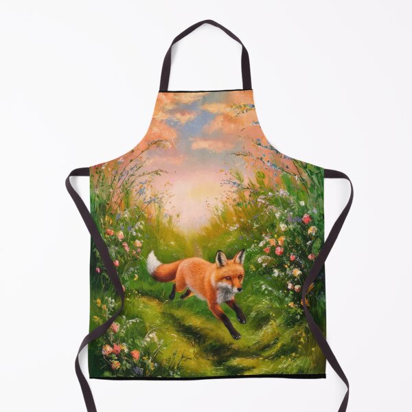 Artikelvorschau, Fuchs-Porträt. Frühlingszeit, Blumenfuchs, Vintage-Fuchs, Fuchs-Malerei, Camille Pissarro-Stil entworfen und verkauft von FoxVibes.
