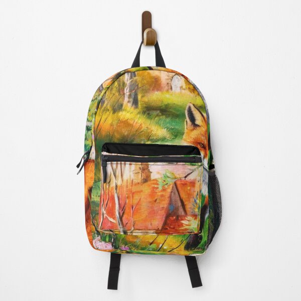 Artikelvorschau, Fuchs-Porträt. Frühlingszeit, Blumenfuchs, Vintage-Fuchs, Fuchs-Malerei, Camille Pissarro-Stil entworfen und verkauft von FoxVibes.