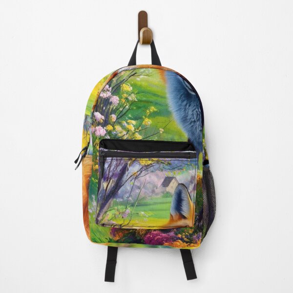 Artikelvorschau, Fuchs-Porträt. Frühlingszeit, Blumenfuchs, Vintage-Fuchs, Fuchs-Malerei, Camille Pissarro-Stil entworfen und verkauft von FoxVibes.
