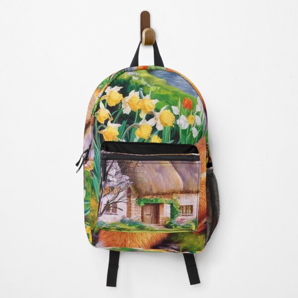 Artikelvorschau, Fuchs-Porträt. Frühlingszeit, Blumenfuchs, Vintage-Fuchs, Fuchs-Malerei, Camille Pissarro-Stil entworfen und verkauft von FoxVibes.