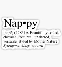 Definition of Nappy Sticker