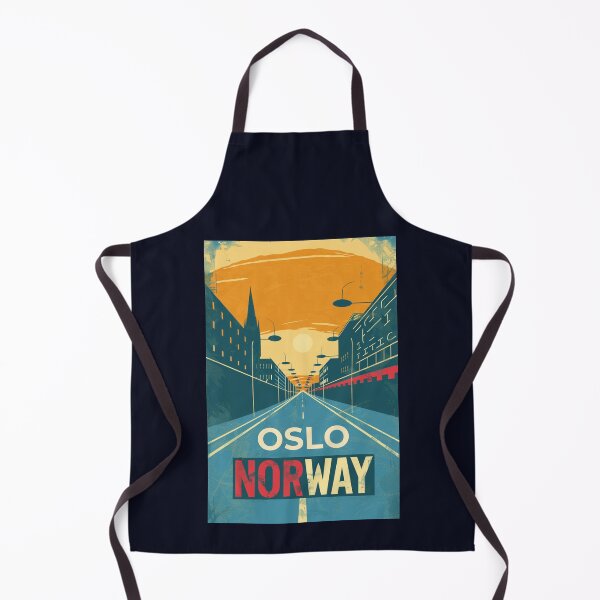 Item preview, A Vintage Travel Art of Oslo - Norway designed and sold by GoodOldVintage.