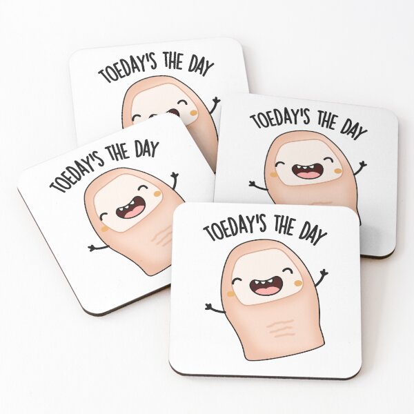 Item preview, Toe-day's The Day Funny Toe Pun  designed and sold by punnybone.