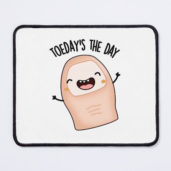 Item preview, Toe-day's The Day Funny Toe Pun  designed and sold by punnybone.