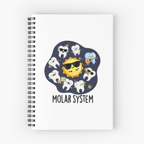 Item preview, Molar System Funny Dental Astronomy Pun  designed and sold by punnybone.