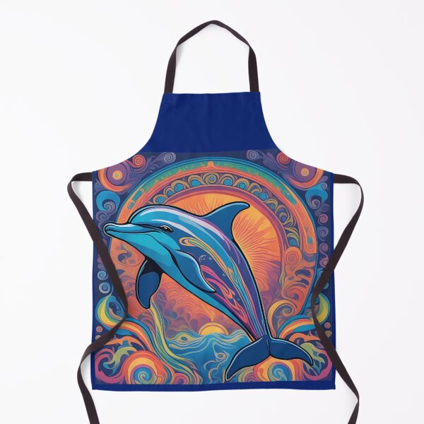 Item preview, Psychedelic Dolphin designed and sold by Whale & Dolphin Wisdom Retreats.