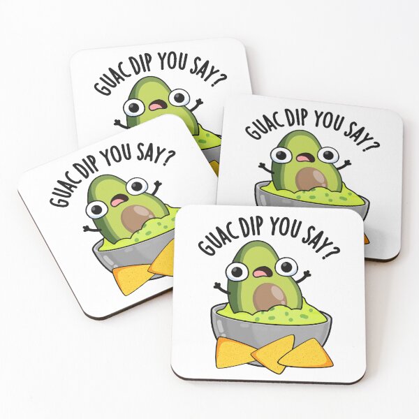 Item preview, Guac Dip You Say Funny Guacamole Dip Pun  designed and sold by punnybone.