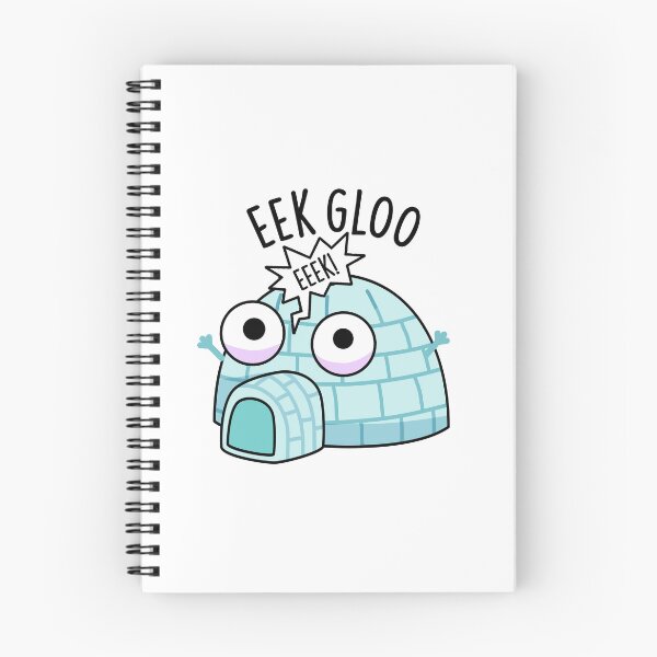 Item preview, Eek-gloo Funny Igloo Pun  designed and sold by punnybone.