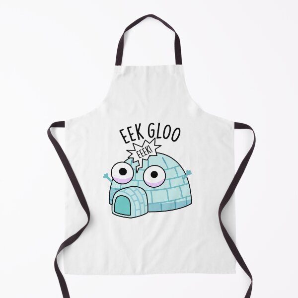 Item preview, Eek-gloo Funny Igloo Pun designed and sold by punnybone.
