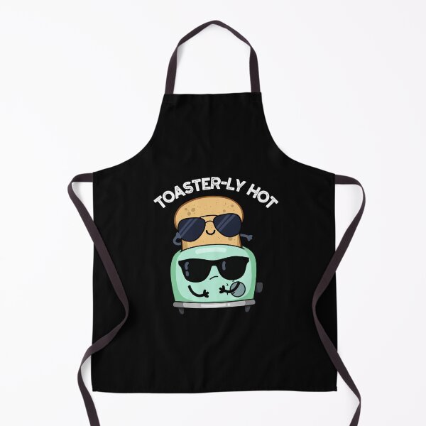 Item preview, Toasterly Hot Funny Toaster Pun (Dark BG) designed and sold by punnybone.