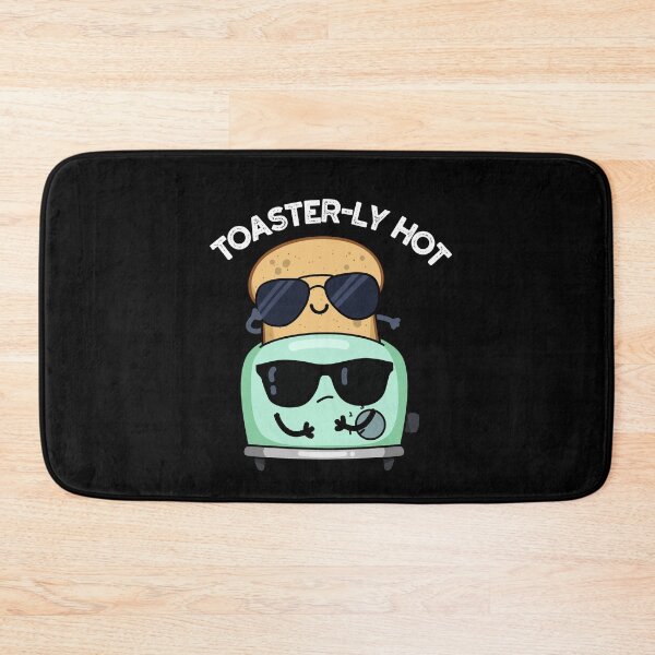 Item preview, Toasterly Hot Funny Toaster Pun (Dark BG) designed and sold by punnybone.