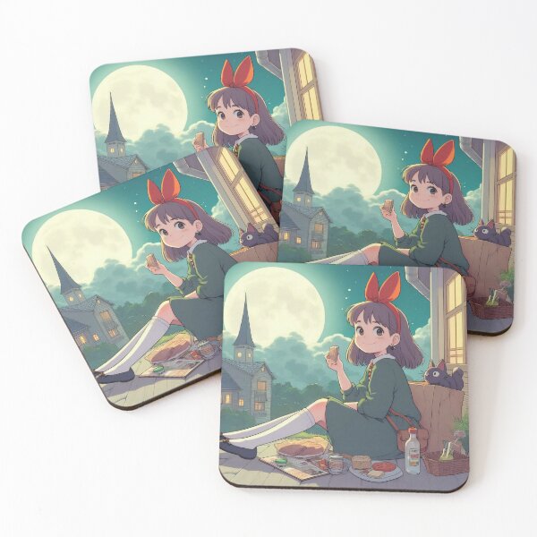 Item preview, Kiki and Jiji designed and sold by AnimeArtStudio.