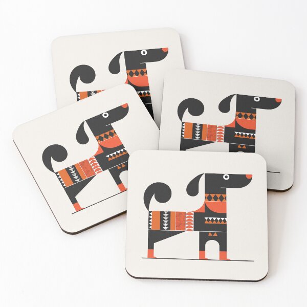 Item preview, geometric dog designed and sold by Ztudio.
