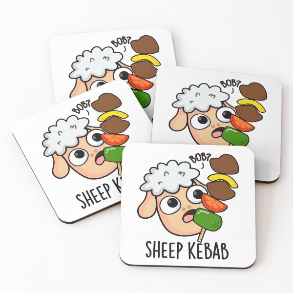Item preview, Sheep Kebab Funny Shish Kebab Pun  designed and sold by punnybone.