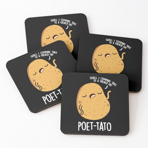 Item preview, Poet-tato Funny Potato Pun (Dark BG) designed and sold by punnybone.