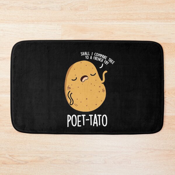 Item preview, Poet-tato Funny Potato Pun (Dark BG) designed and sold by punnybone.