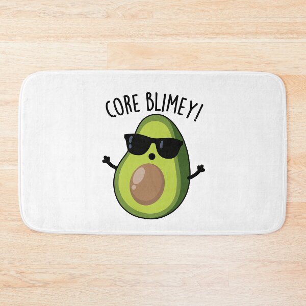 Item preview, Core Blimey Funny British Avocado Pun  designed and sold by punnybone.