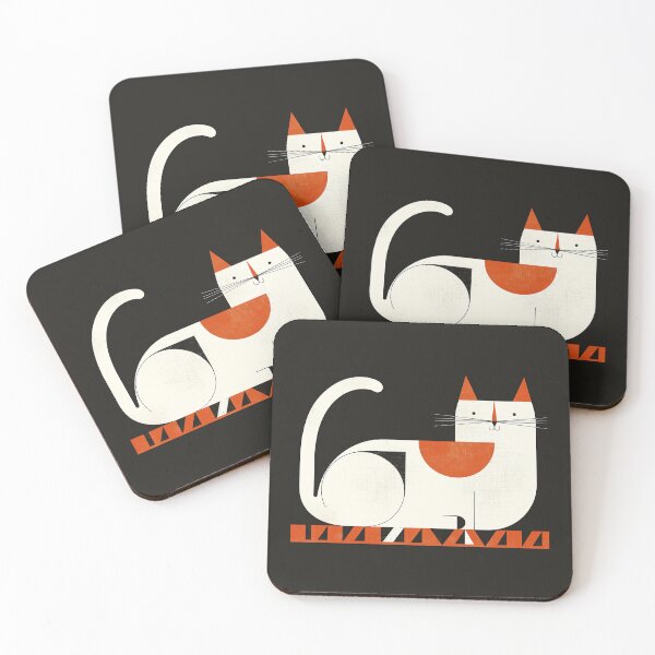 Item preview, geometric cat designed and sold by Ztudio.